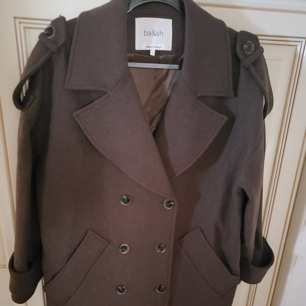 Brand new BA&SH Coat Tonio Wool Pea coat